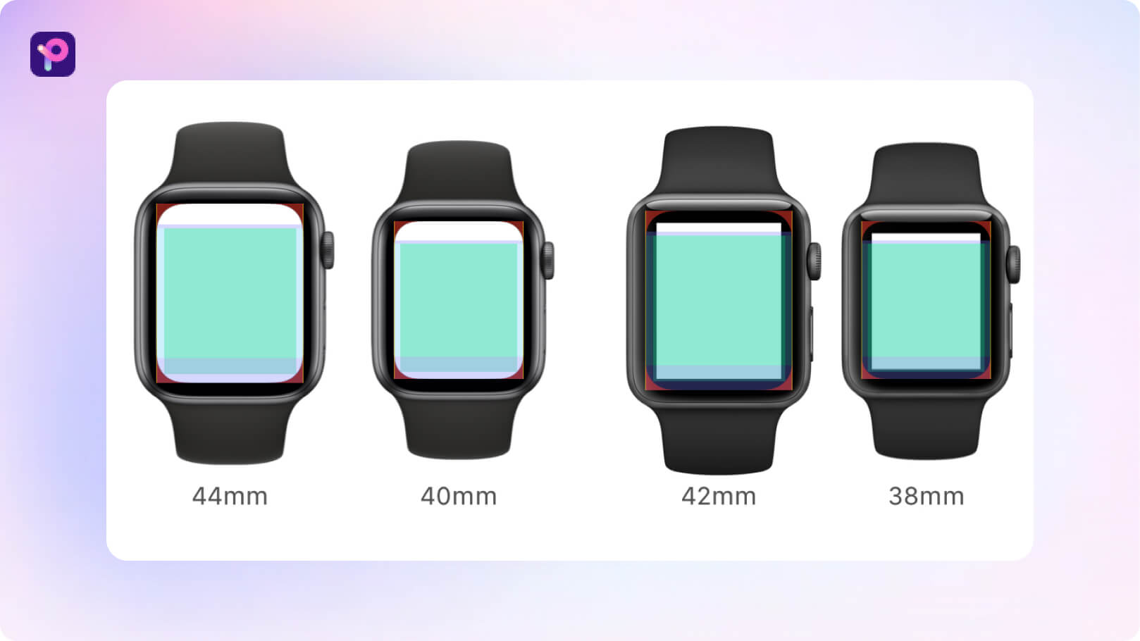 Apple Watch界面尺寸规范