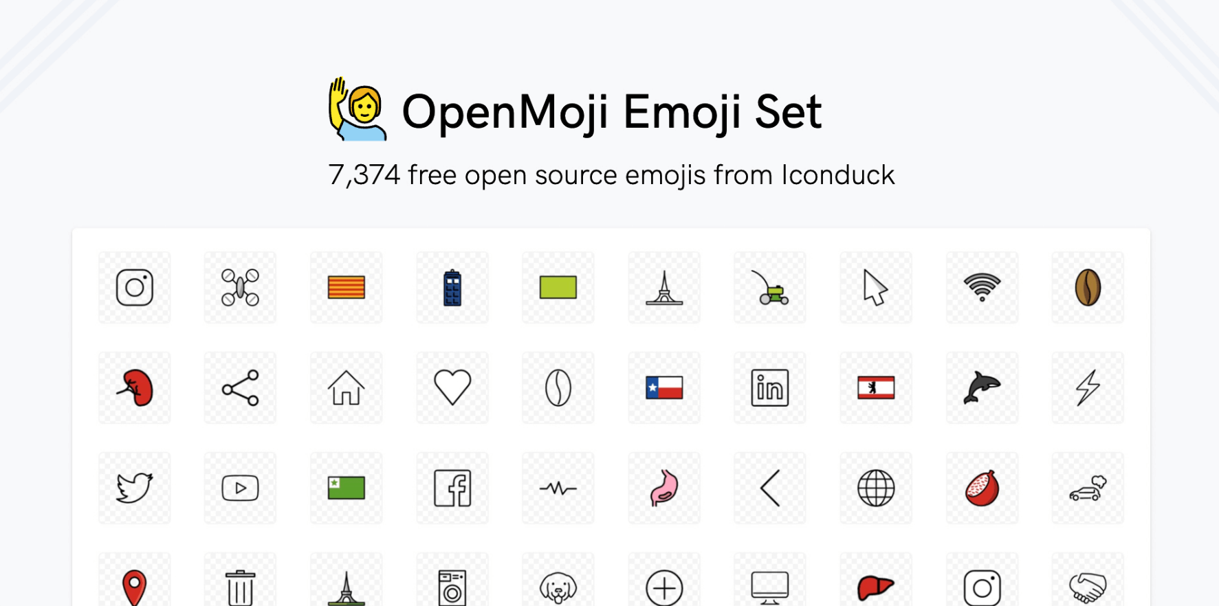OpenMoji Emoji Set by Iconduck插件