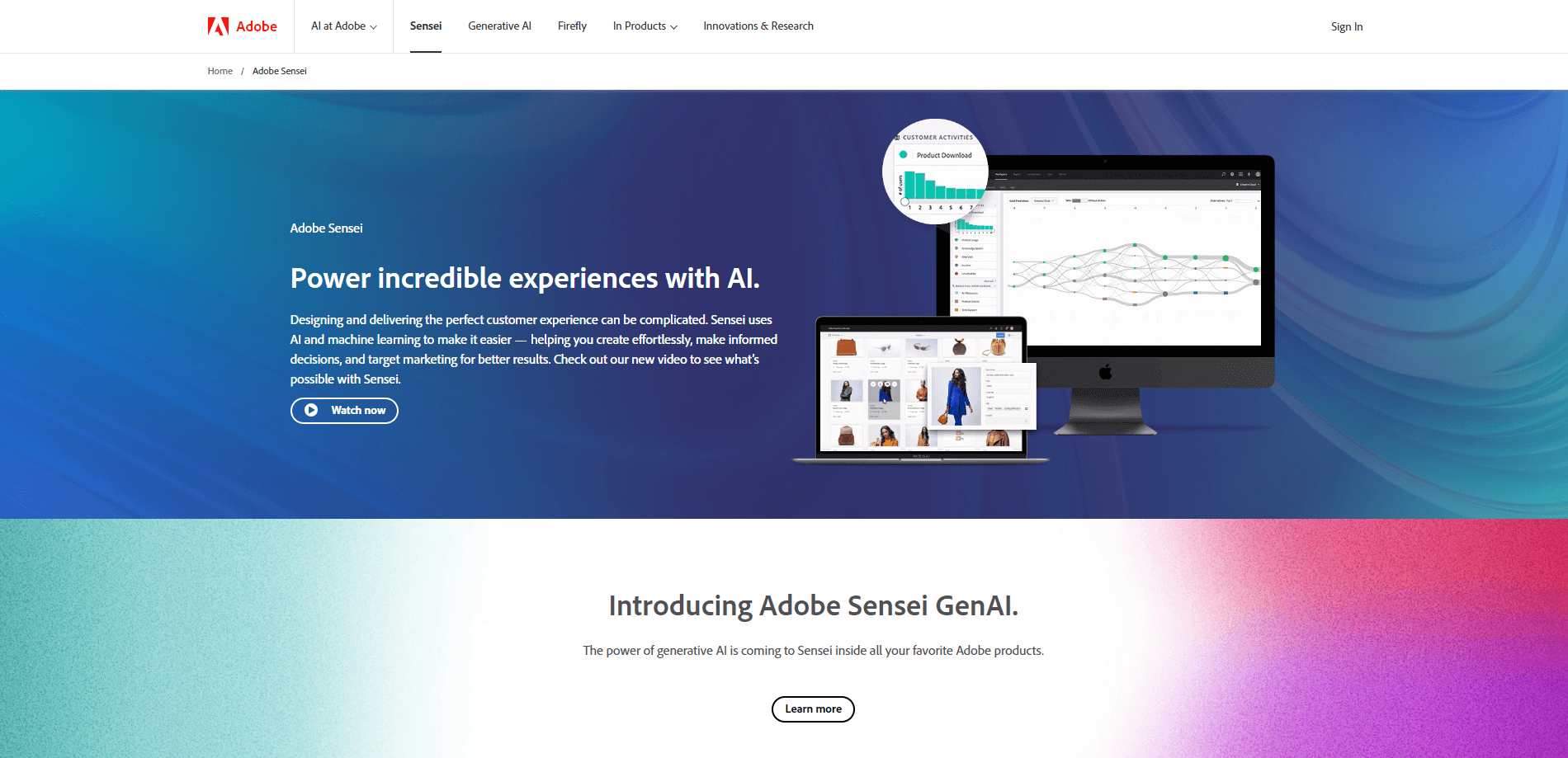 AI平面设计软件Adobe Sensei