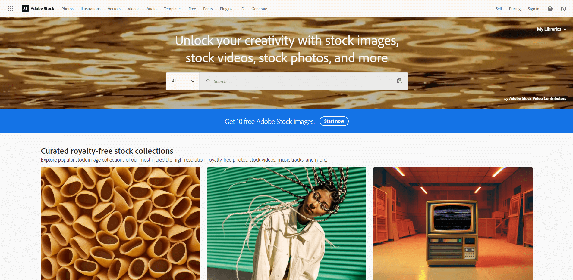 免费图片网站Adobe Stock