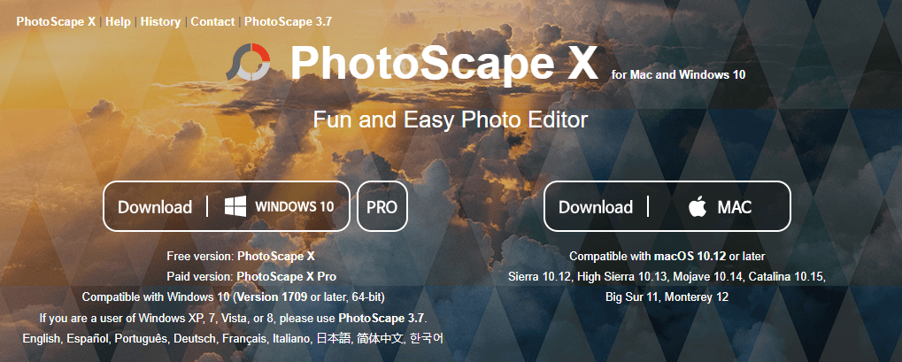 免费抠图软件PhotoScape X