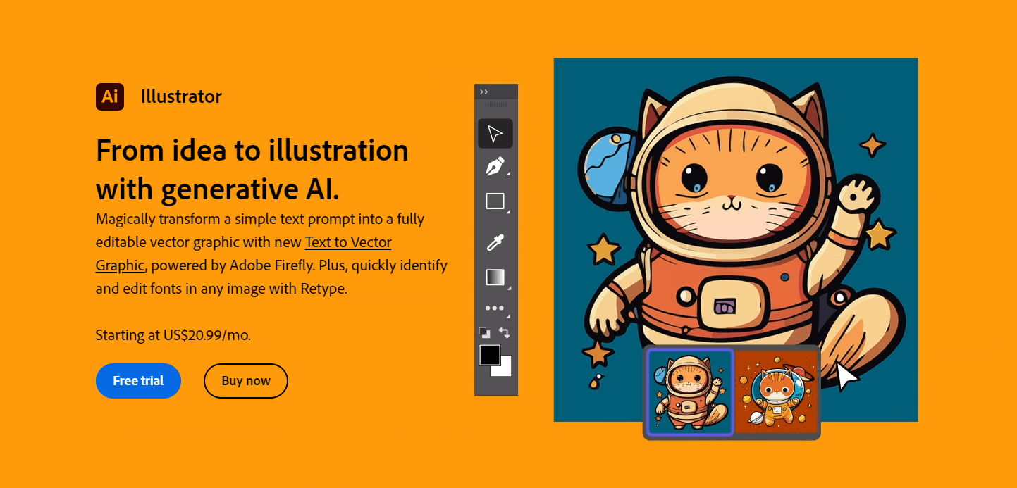 网页编辑工具Adobe Illustrator