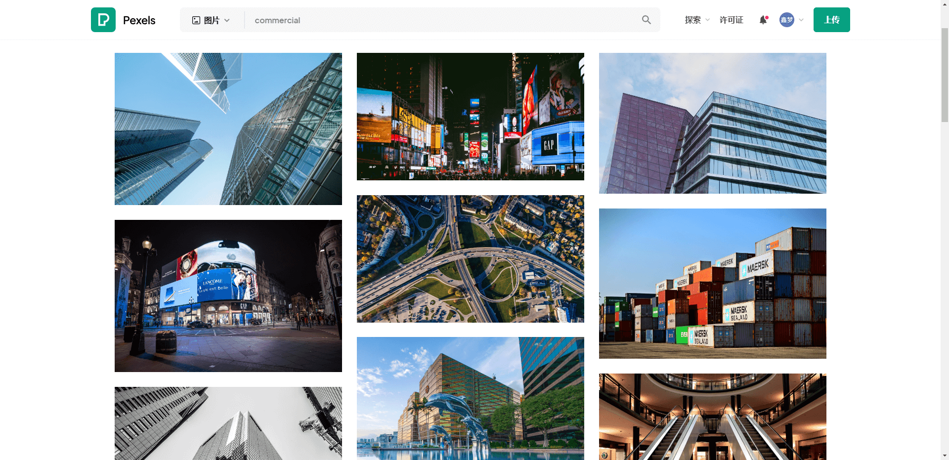 全球设计素材网站Pexels