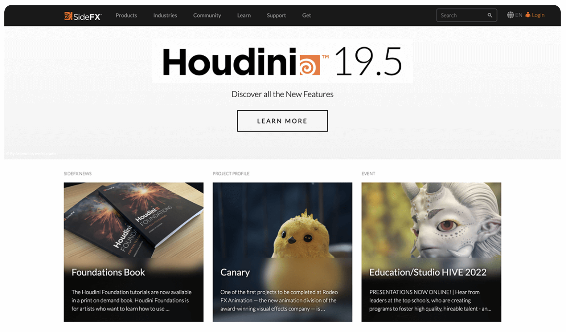 动画制作软件Houdini