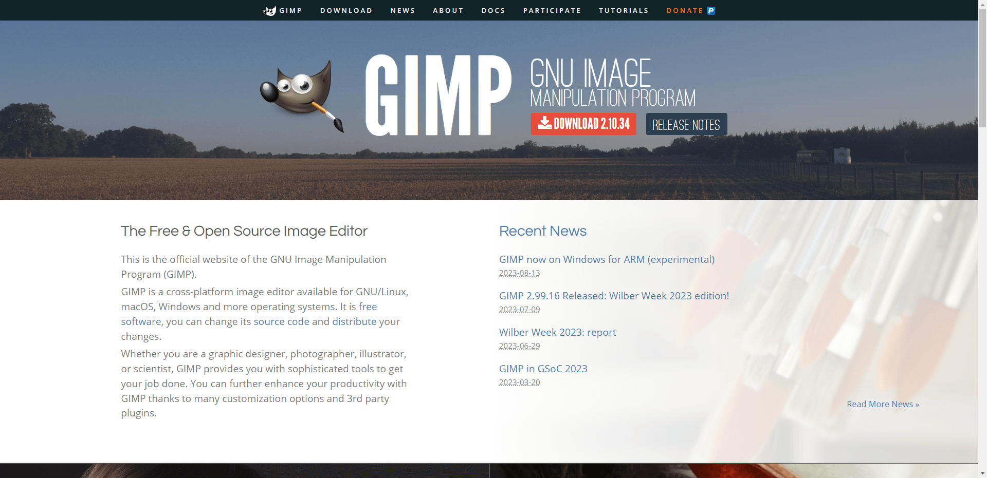 平面设计网站GIMP