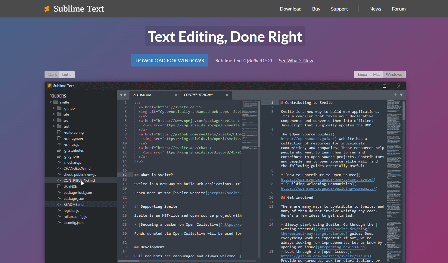 html网页制作软件Sublime Text