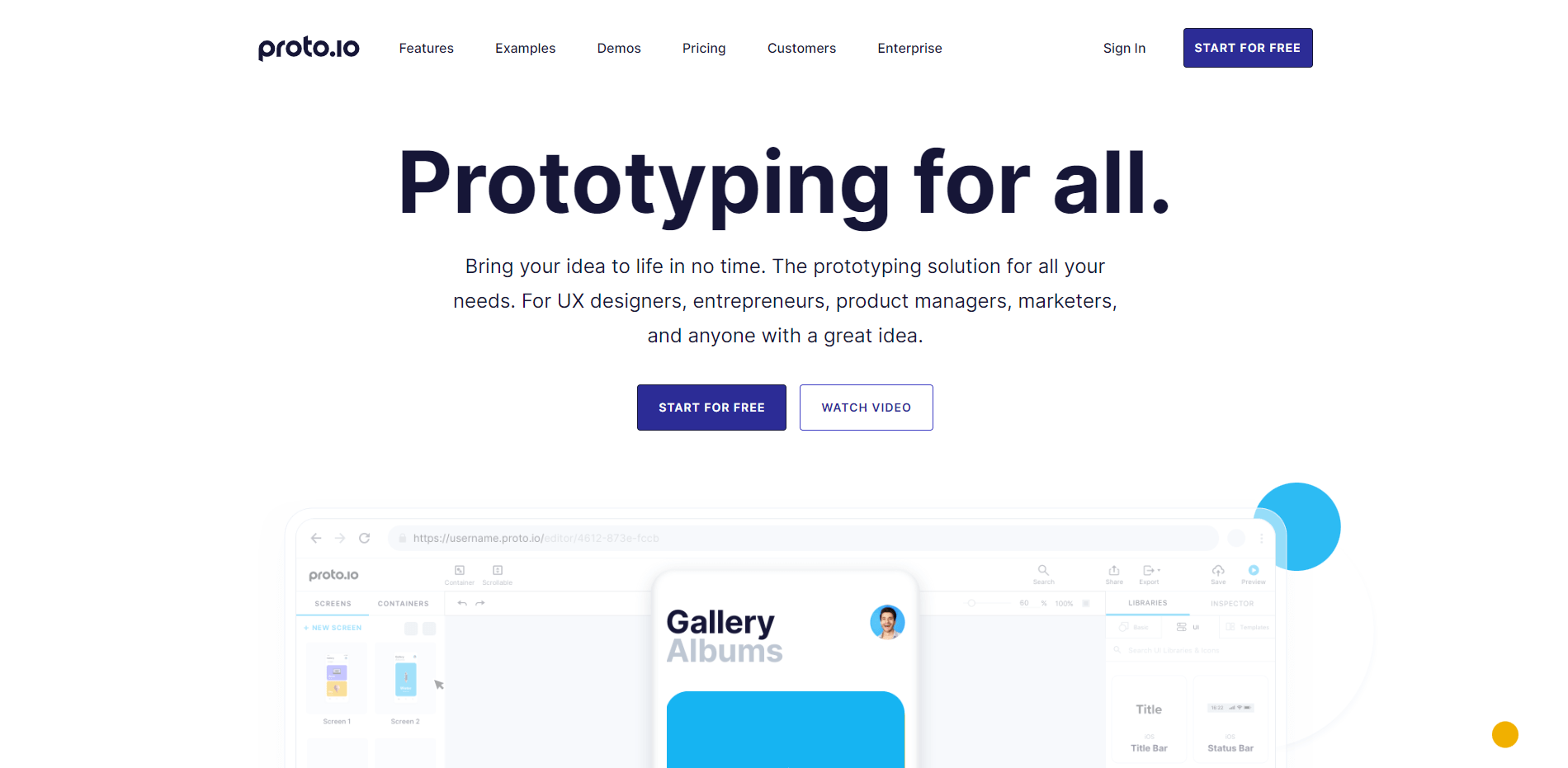 网页ui设计软件Proto.io