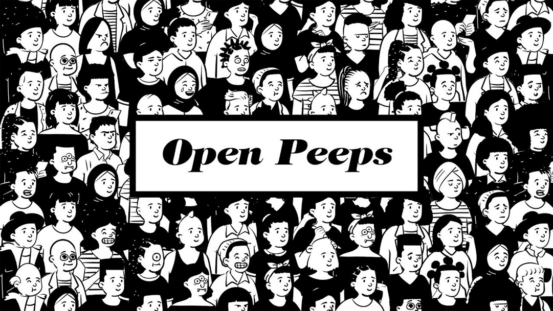 设计网站open peeps