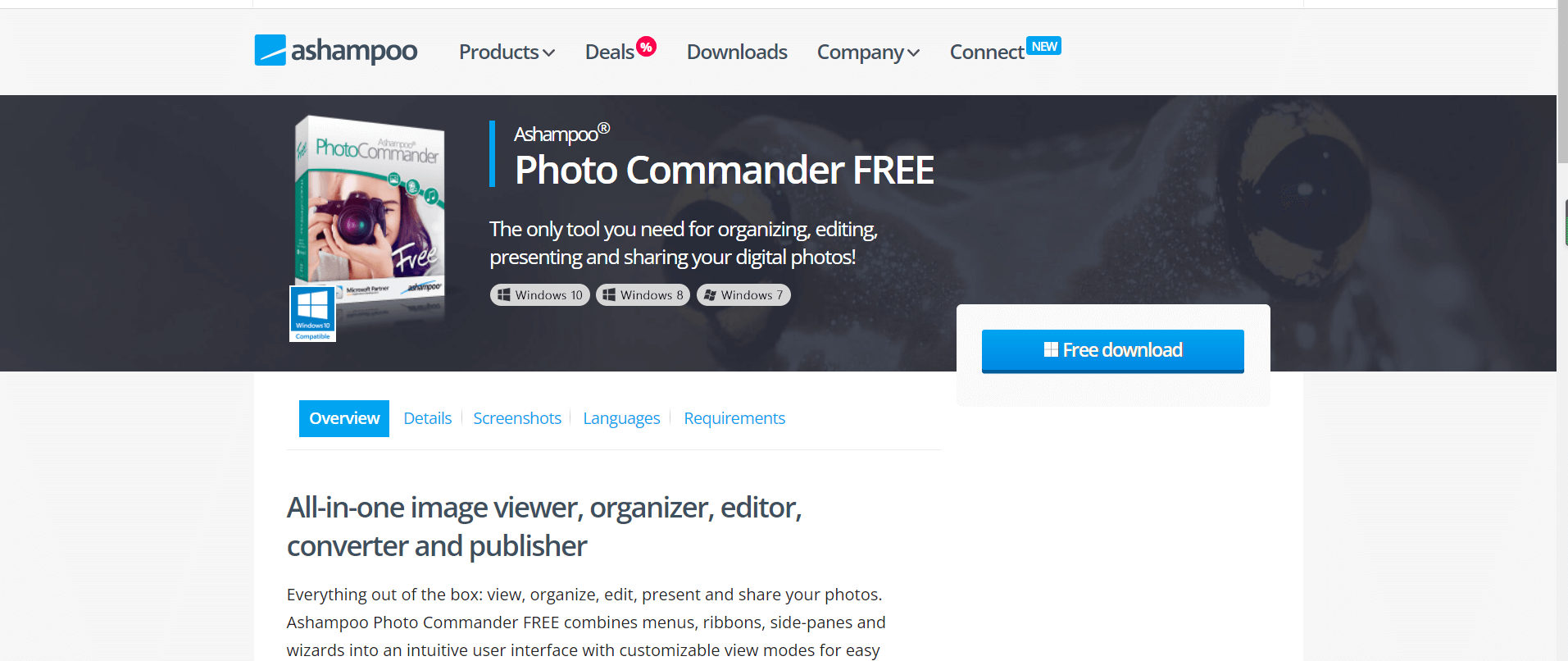 图片裁剪软件Ashampoo Photo Commander