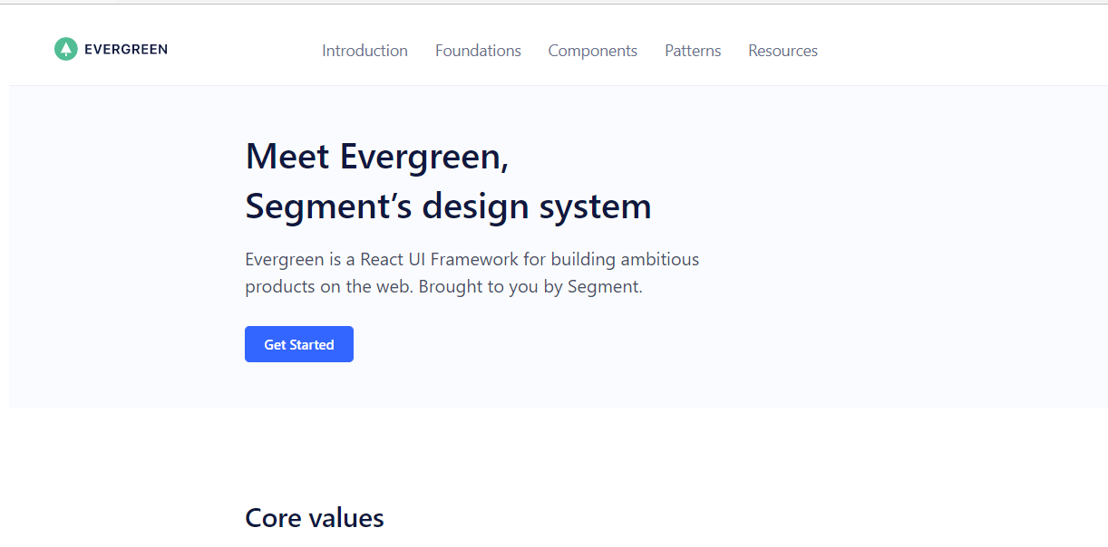 React UI框架Evergreen Segment
