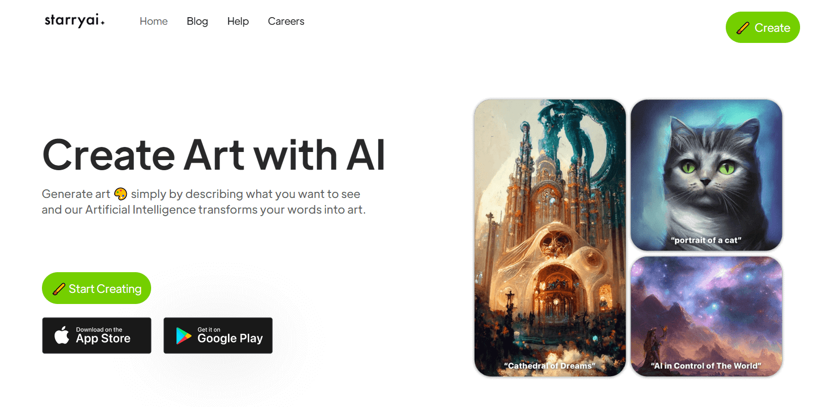AI绘画网站Starry AI