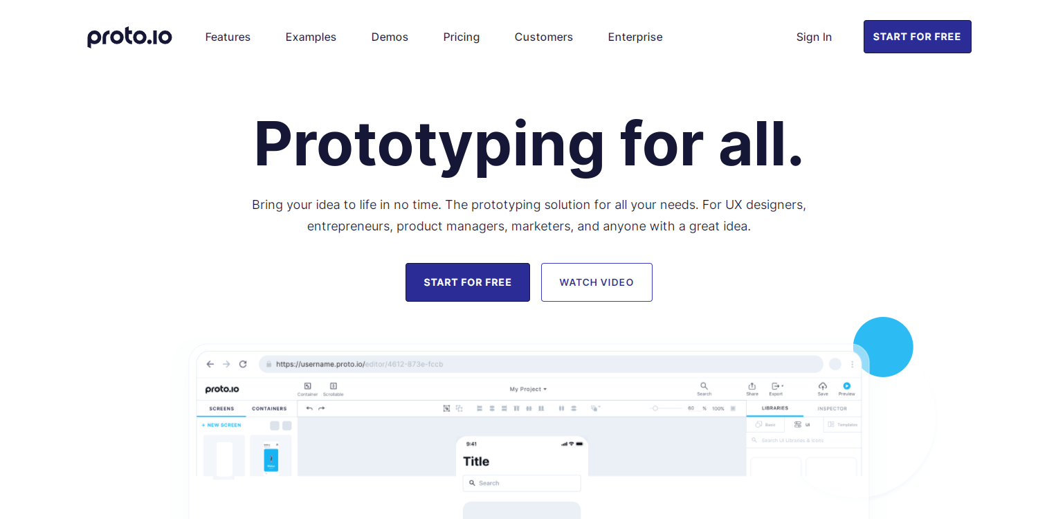 原型设计工具Proto.io