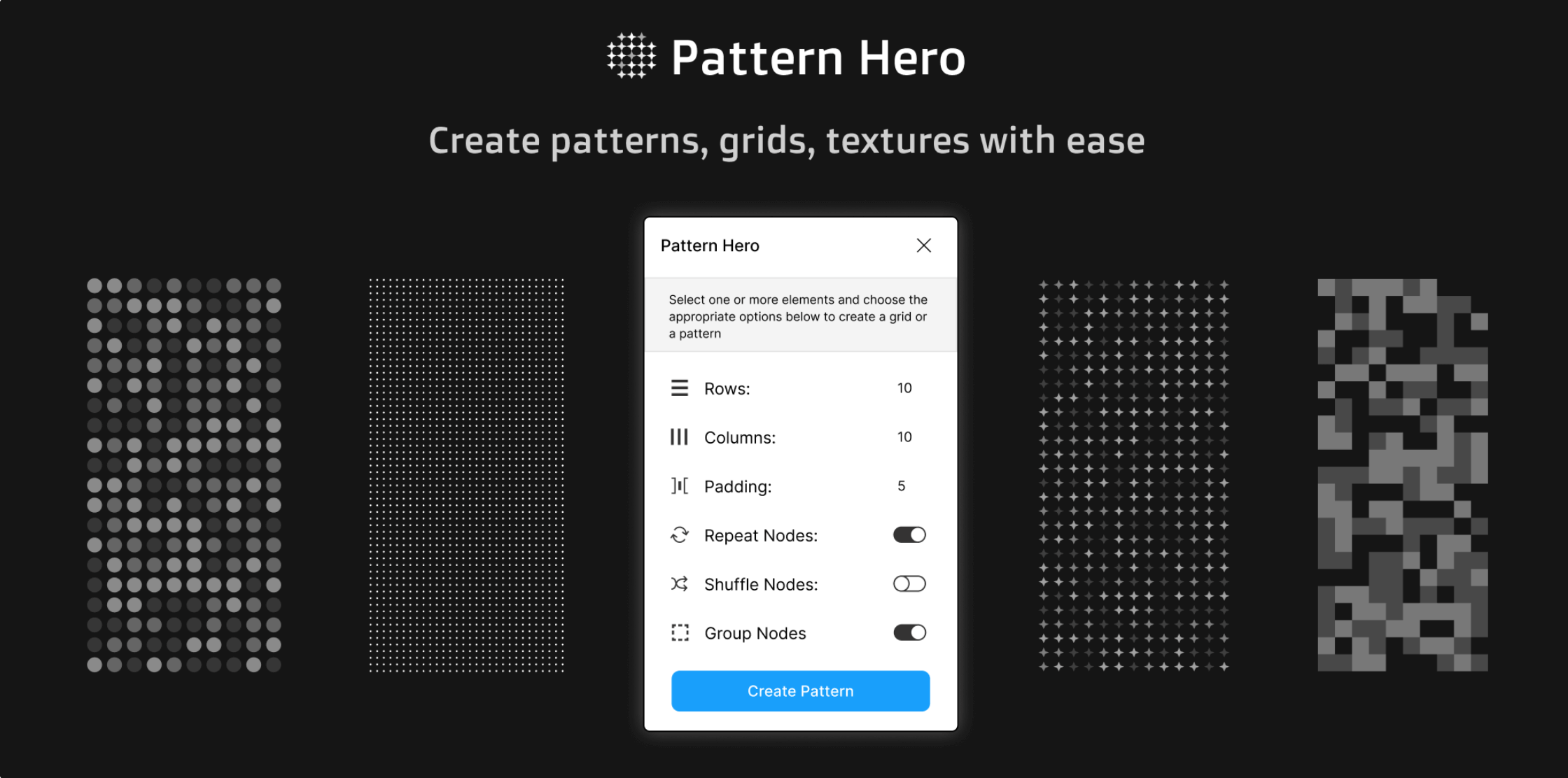 Figma插件Pattern Hero