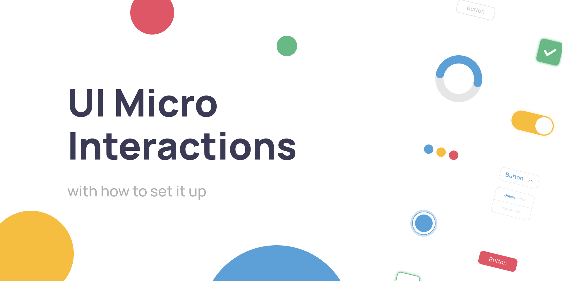 UI Micro Interactions组件集